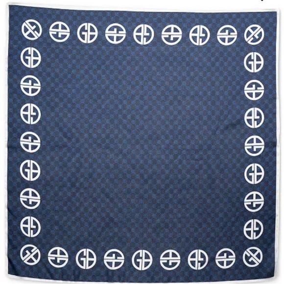 GIANI BERNINI
Women's Signature Logo Silk Square Scarf, NWT - Picture 1 of 9